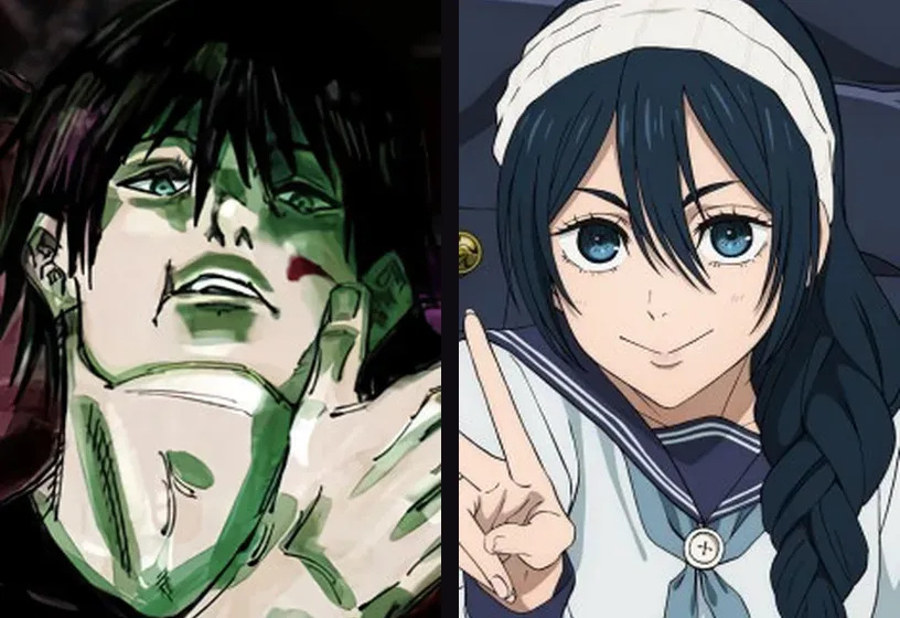 Toji Fushiguro beside Riko Amanai